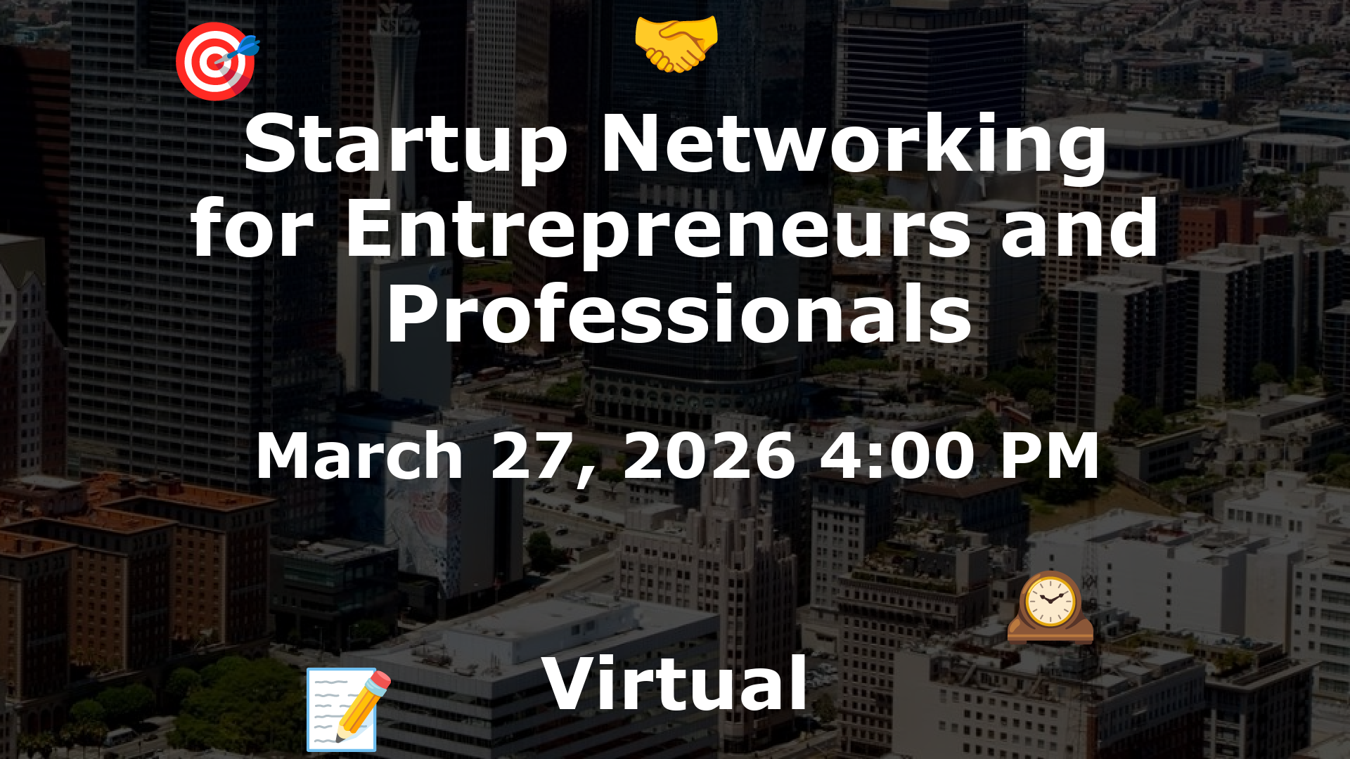 Startup Networking for Entrepreneurs and Professionals event image
